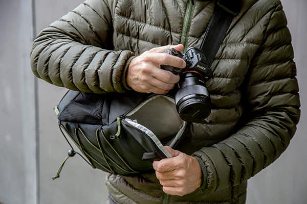 Sling-taske til foto og fritid -